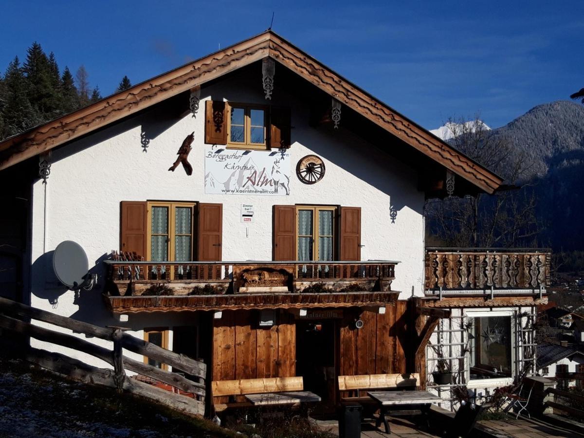 Berggasthof Karntner Alm 호텔 미텐발트 외부 사진
